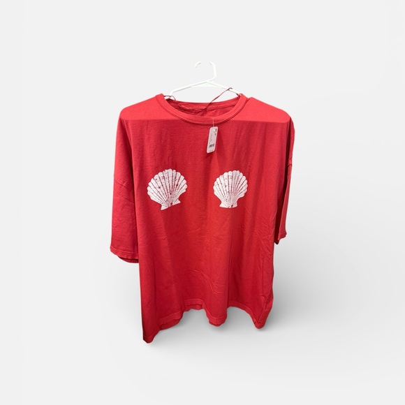 NWT Free People Shell Graphic Tee - Picture 4 of 6